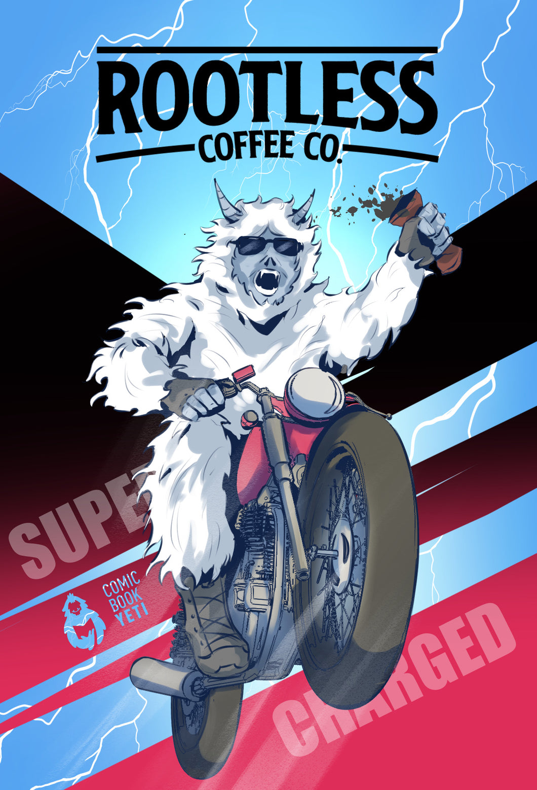Comic Book Yeti Coffee
