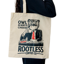 Load image into Gallery viewer, Damn Fine Owl Tote Bag
